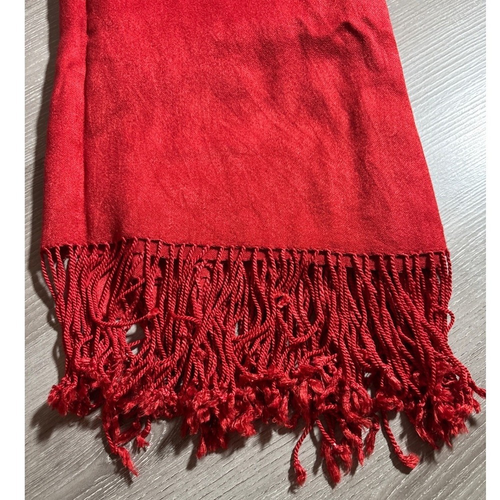 Tasha Polizzi Saddleblanket Silk Blend Fringe Shawl Scarf Wrap Handmade Western - Picture 8 of 8